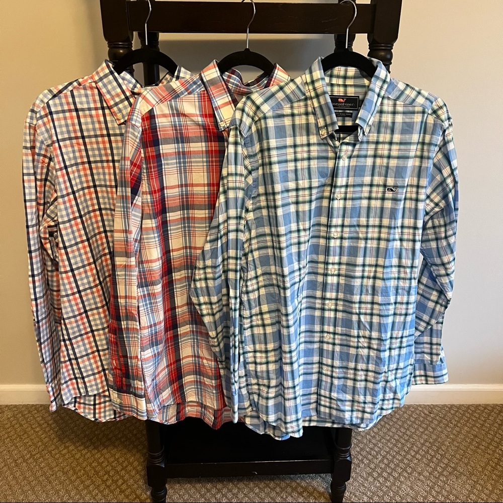 Set of 3 vineyard vines dress shirts